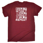 Build Tune Race Break Fix It Repeat Racing Car Mechanic - Mens Funny T-Shirt Tshirts - 123t Australia | Funny T-Shirts Mugs Novelty Gifts