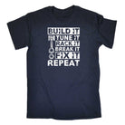 Build Tune Race Break Fix It Repeat Racing Car Mechanic - Mens Funny T-Shirt Tshirts - 123t Australia | Funny T-Shirts Mugs Novelty Gifts