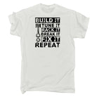 Build Tune Race Break Fix It Repeat Racing Car Mechanic - Mens Funny T-Shirt Tshirts - 123t Australia | Funny T-Shirts Mugs Novelty Gifts