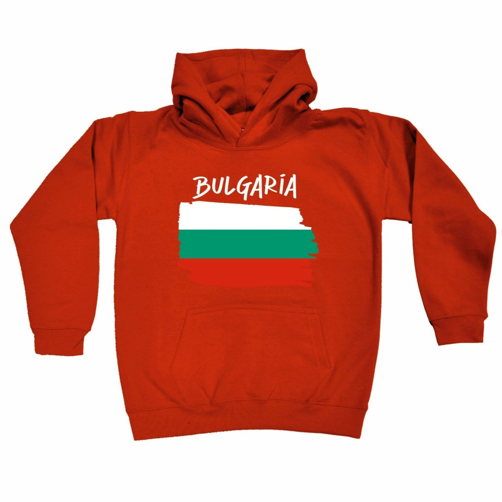 Bulgaria Country Flag Nationality - Kids Children Hoodie - 123t Australia | Funny T-Shirts Mugs Novelty Gifts