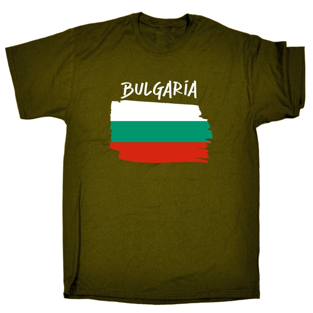 Bulgaria - Country Flag Nationality Mens T-Shirt T Shirt Tshirts - 123t Australia | Funny T-Shirts Mugs Novelty Gifts