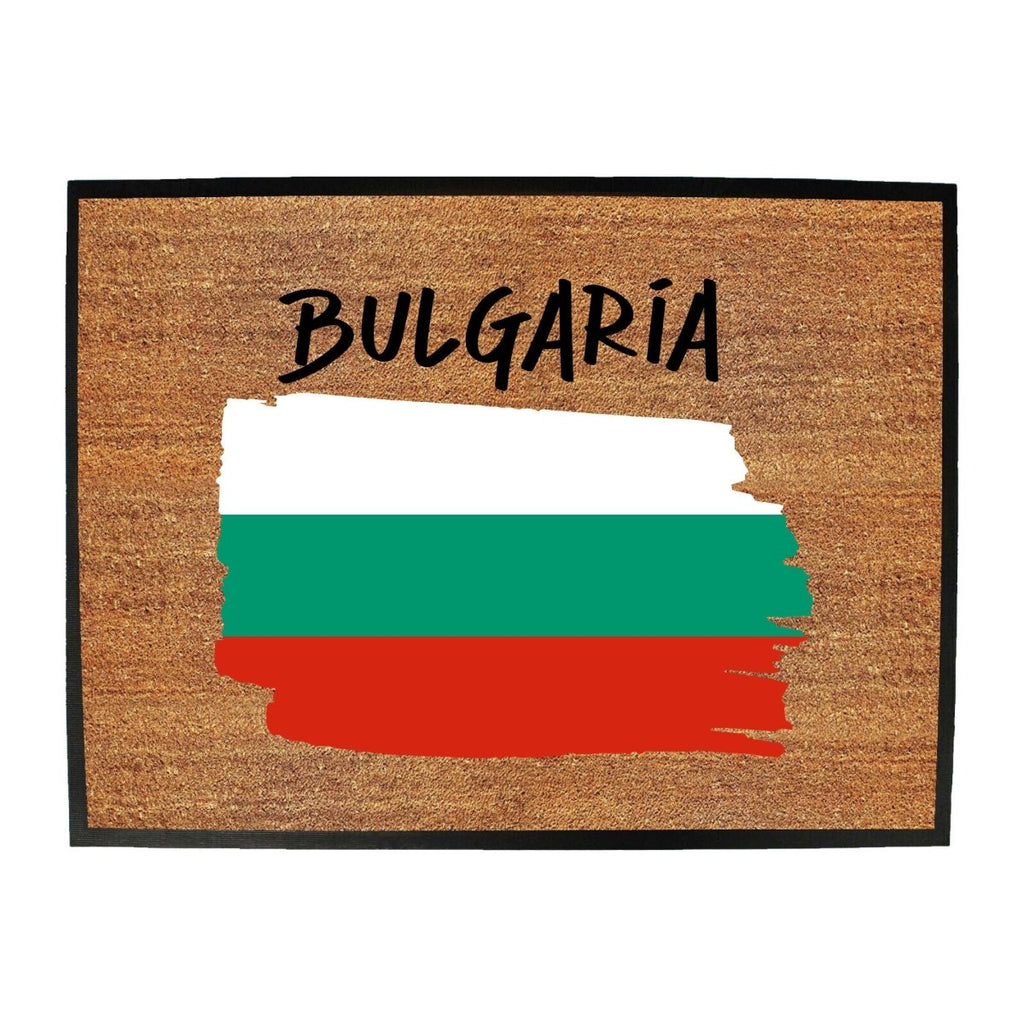 Bulgaria Country Flag Nationality - Novelty Doormat - 123t Australia | Funny T-Shirts Mugs Novelty Gifts