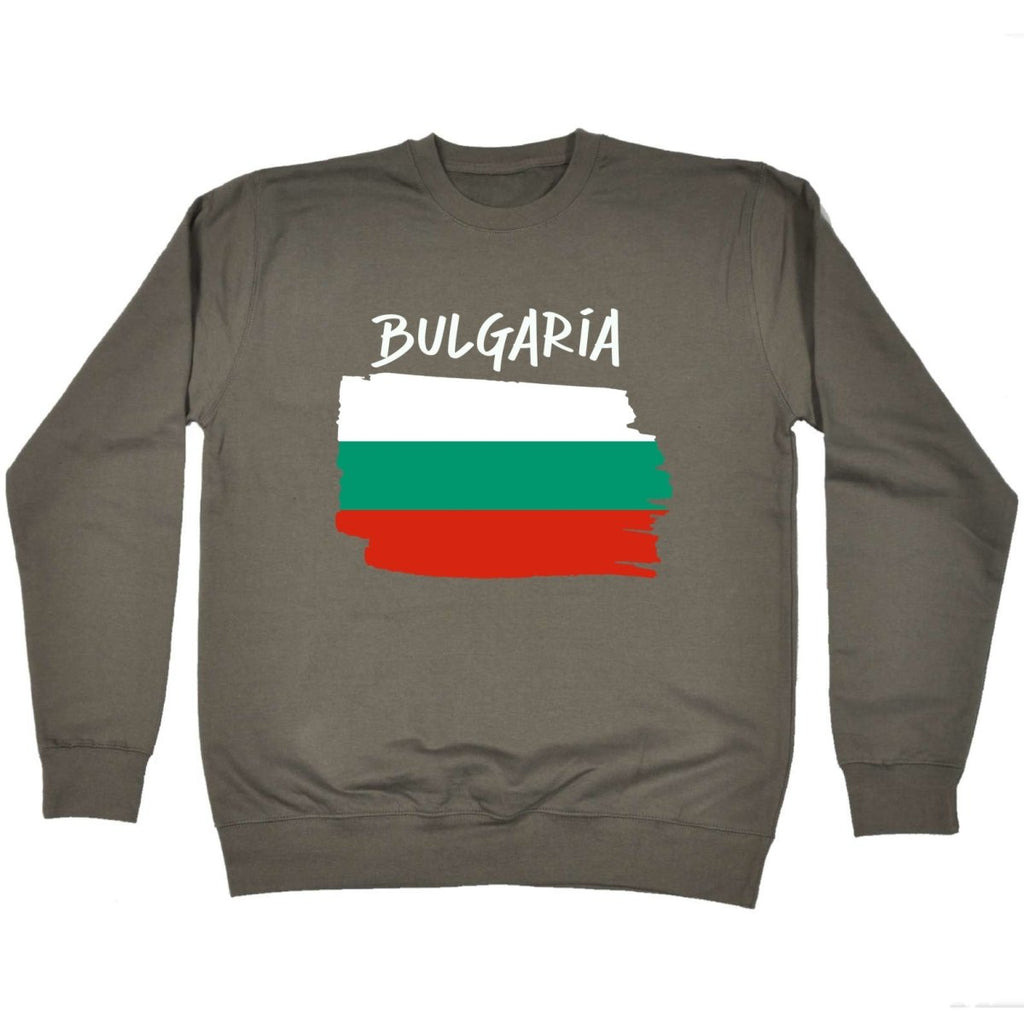 Bulgaria Country Flag Nationality - Sweatshirt - 123t Australia | Funny T-Shirts Mugs Novelty Gifts
