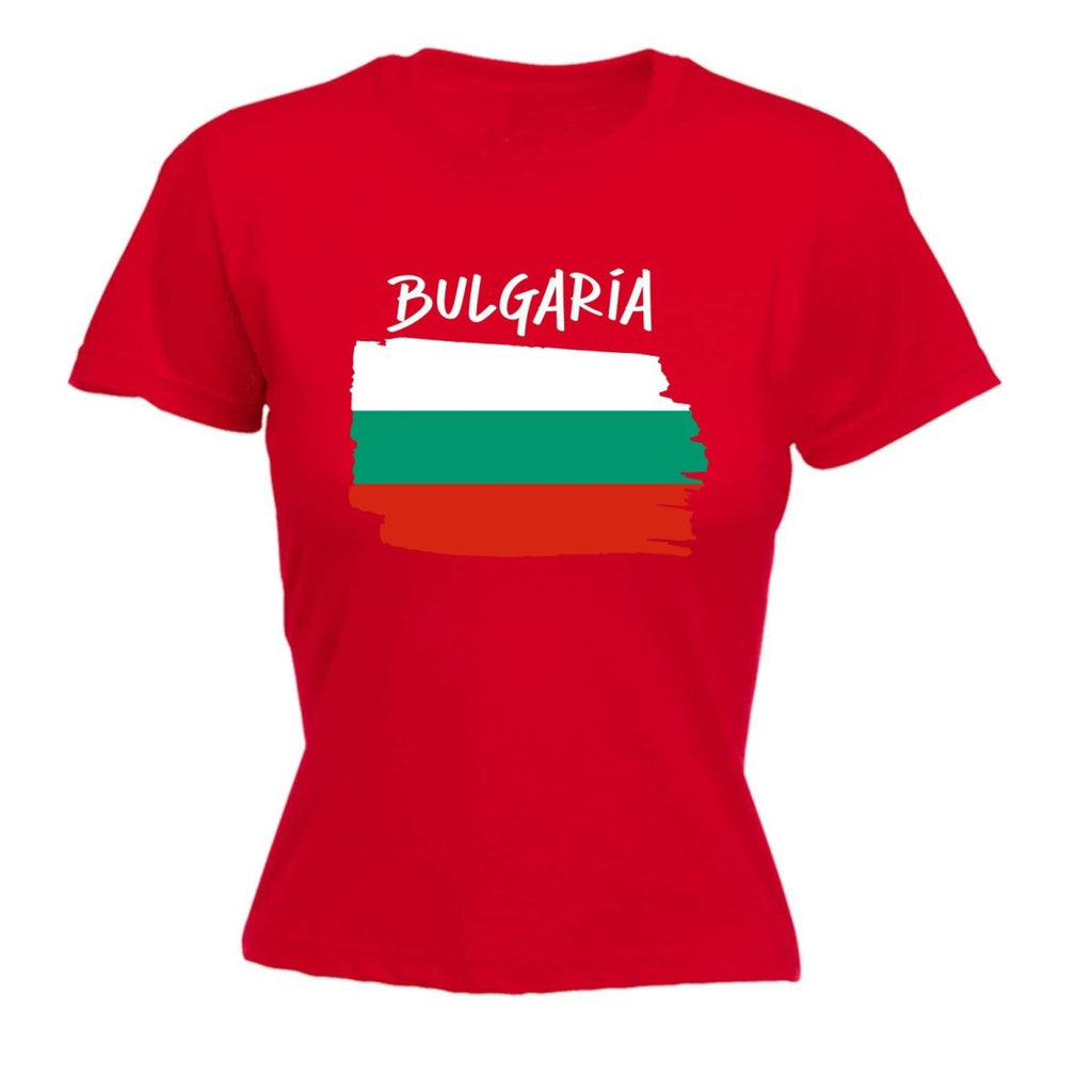 Bulgaria Country Flag Nationality - Womens T-Shirt T Shirt Tshirt - 123t Australia | Funny T-Shirts Mugs Novelty Gifts