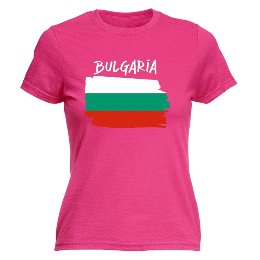 Bulgaria Country Flag Nationality - Womens T-Shirt T Shirt Tshirt - 123t Australia | Funny T-Shirts Mugs Novelty Gifts