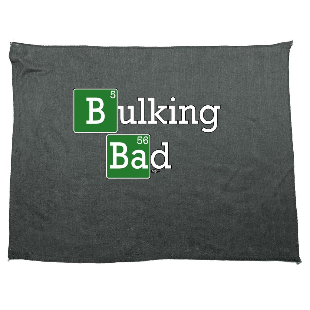 Bulking Bad - Funny Novelty Soft Sport Microfiber Towel - 123t Australia | Funny T-Shirts Mugs Novelty Gifts