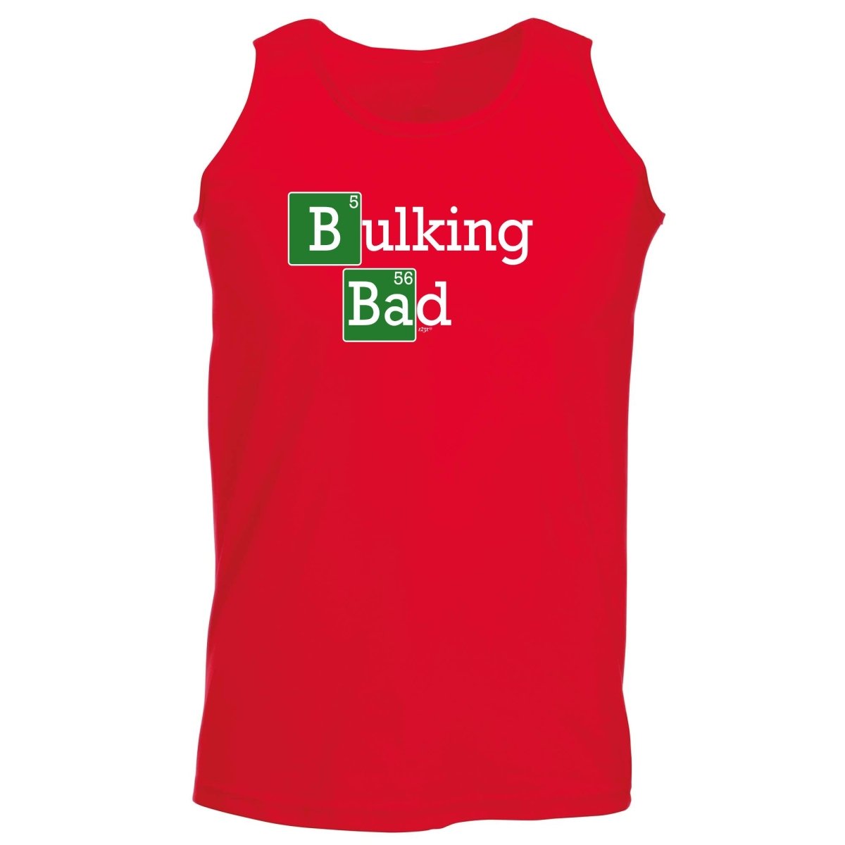 Bulking Bad - Funny Novelty Vest Singlet Unisex Tank Top - 123t Australia | Funny T-Shirts Mugs Novelty Gifts