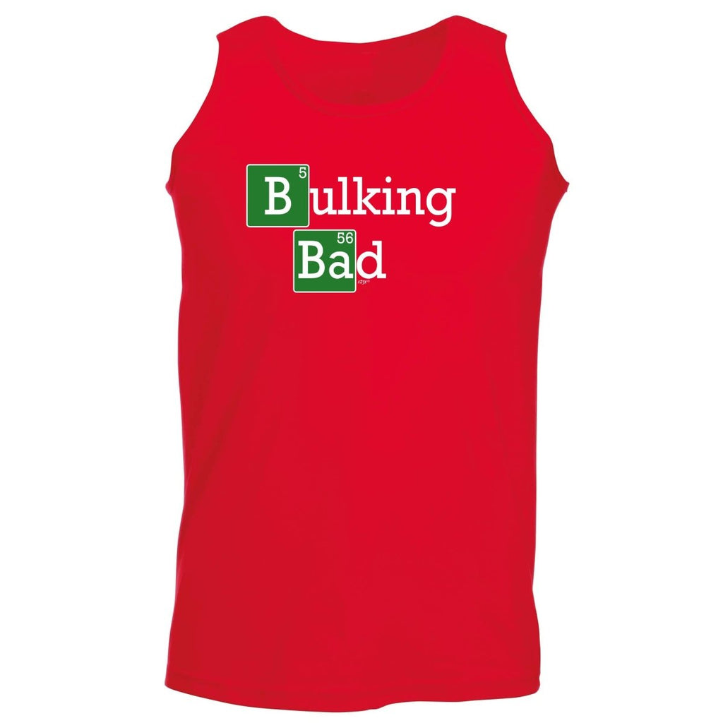 Bulking Bad - Funny Novelty Vest Singlet Unisex Tank Top - 123t Australia | Funny T-Shirts Mugs Novelty Gifts