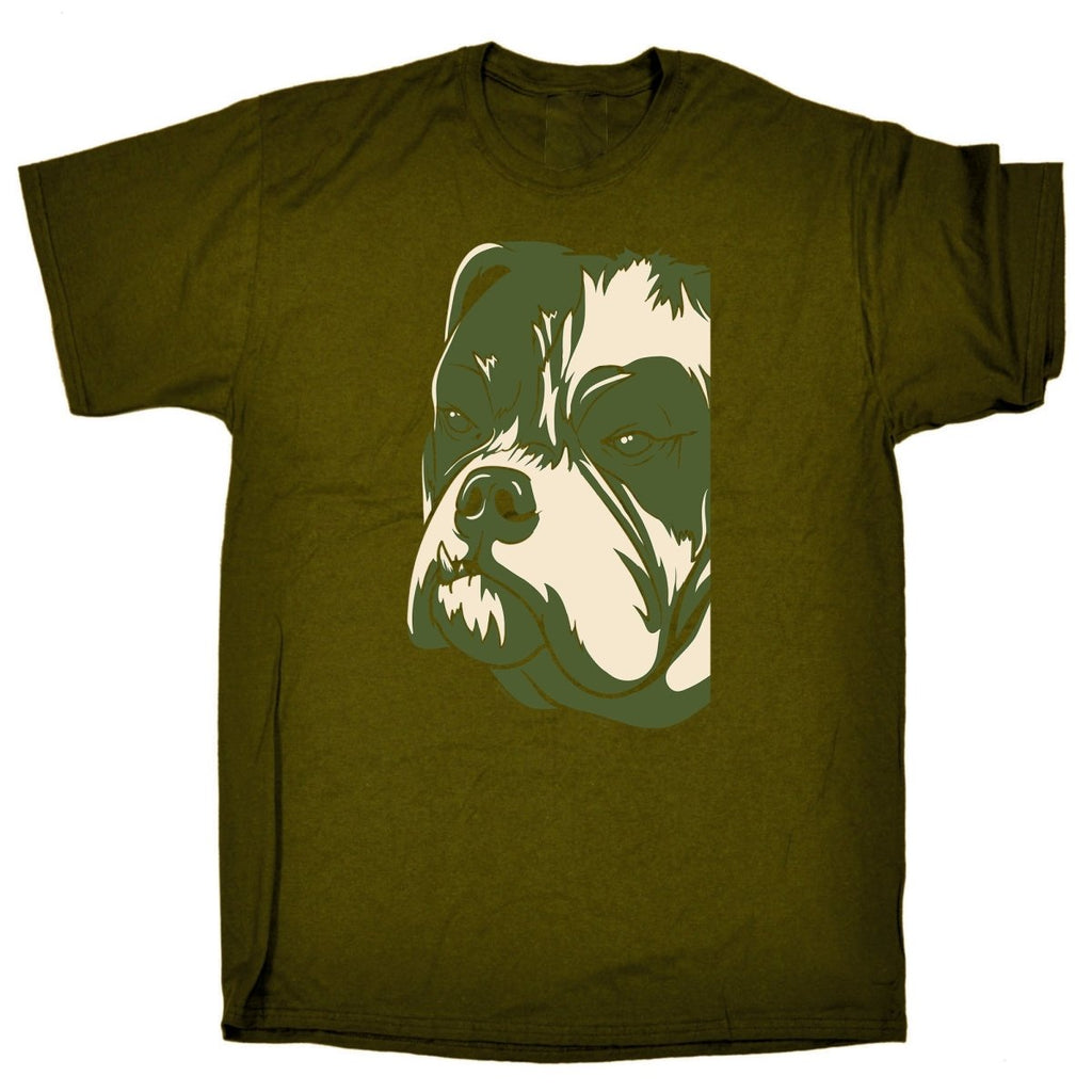 Bulldog Dog - Mens Funny T-Shirt Tshirts Tee Shirt - 123t Australia | Funny T-Shirts Mugs Novelty Gifts