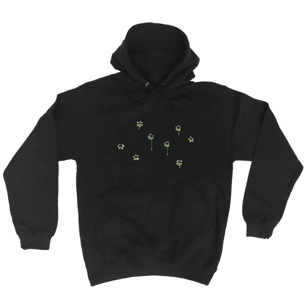 Bullet Holes Green - Funny Novelty Hoodies Hoodie - 123t Australia | Funny T-Shirts Mugs Novelty Gifts