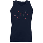 Bullet Holes Red - Funny Novelty Vest Singlet Unisex Tank Top - 123t Australia | Funny T-Shirts Mugs Novelty Gifts