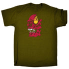 Burning Skull - Mens Funny T-Shirt Tshirts Tee Shirt - 123t Australia | Funny T-Shirts Mugs Novelty Gifts