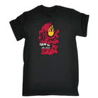 Burning Skull - Mens Funny T-Shirt Tshirts Tee Shirt - 123t Australia | Funny T-Shirts Mugs Novelty Gifts