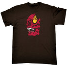 Burning Skull - Mens Funny T-Shirt Tshirts Tee Shirt - 123t Australia | Funny T-Shirts Mugs Novelty Gifts