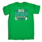 Bus Driver Fueld By Coffee - Mens Funny T-Shirt Tshirts - 123t Australia | Funny T-Shirts Mugs Novelty Gifts