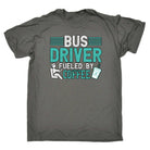 Bus Driver Fueld By Coffee - Mens Funny T-Shirt Tshirts - 123t Australia | Funny T-Shirts Mugs Novelty Gifts