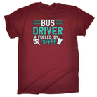 Bus Driver Fueld By Coffee - Mens Funny T-Shirt Tshirts - 123t Australia | Funny T-Shirts Mugs Novelty Gifts