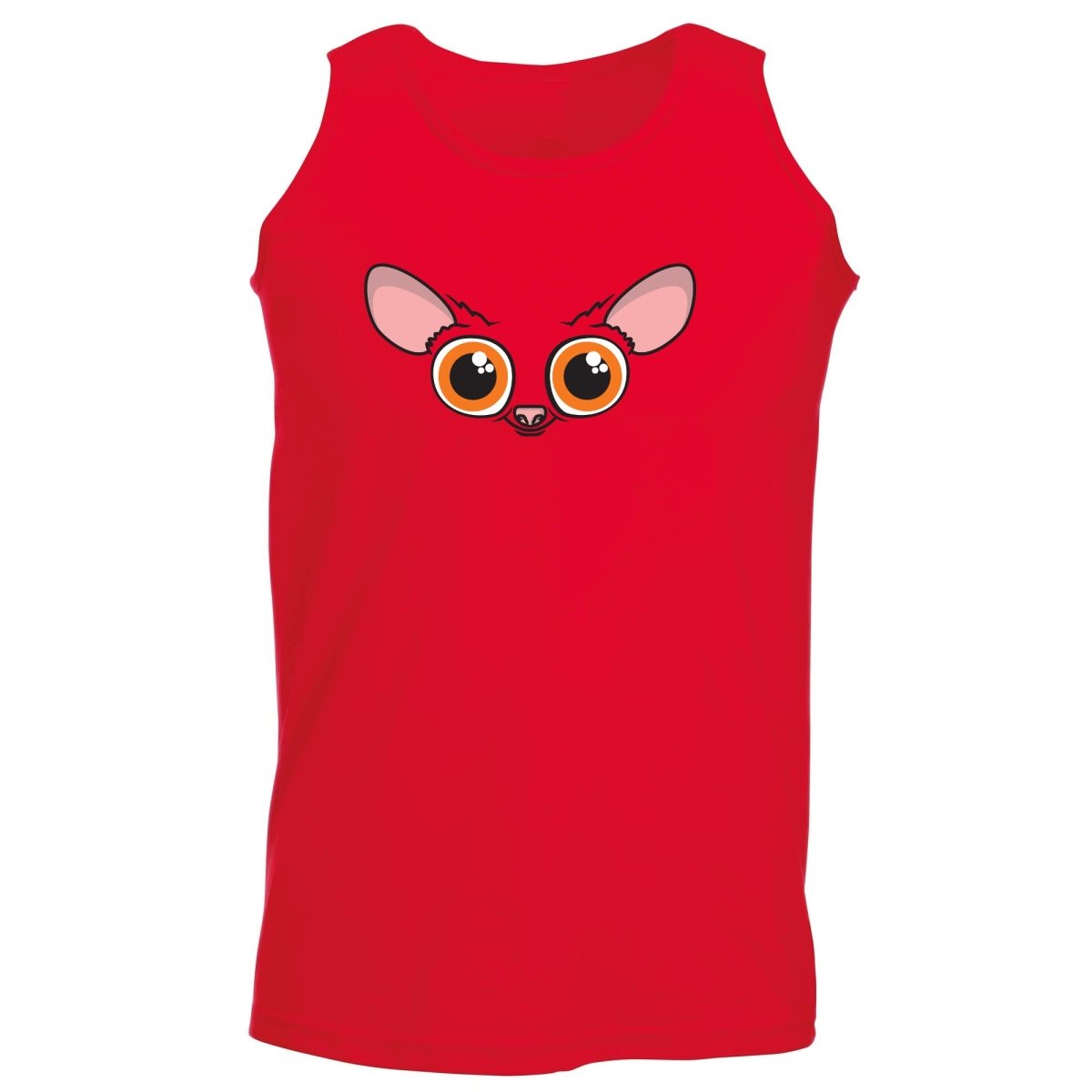 Bush Baby Animal Face Ani Mates - Funny Novelty Vest Singlet Unisex Tank Top - 123t Australia | Funny T-Shirts Mugs Novelty Gifts