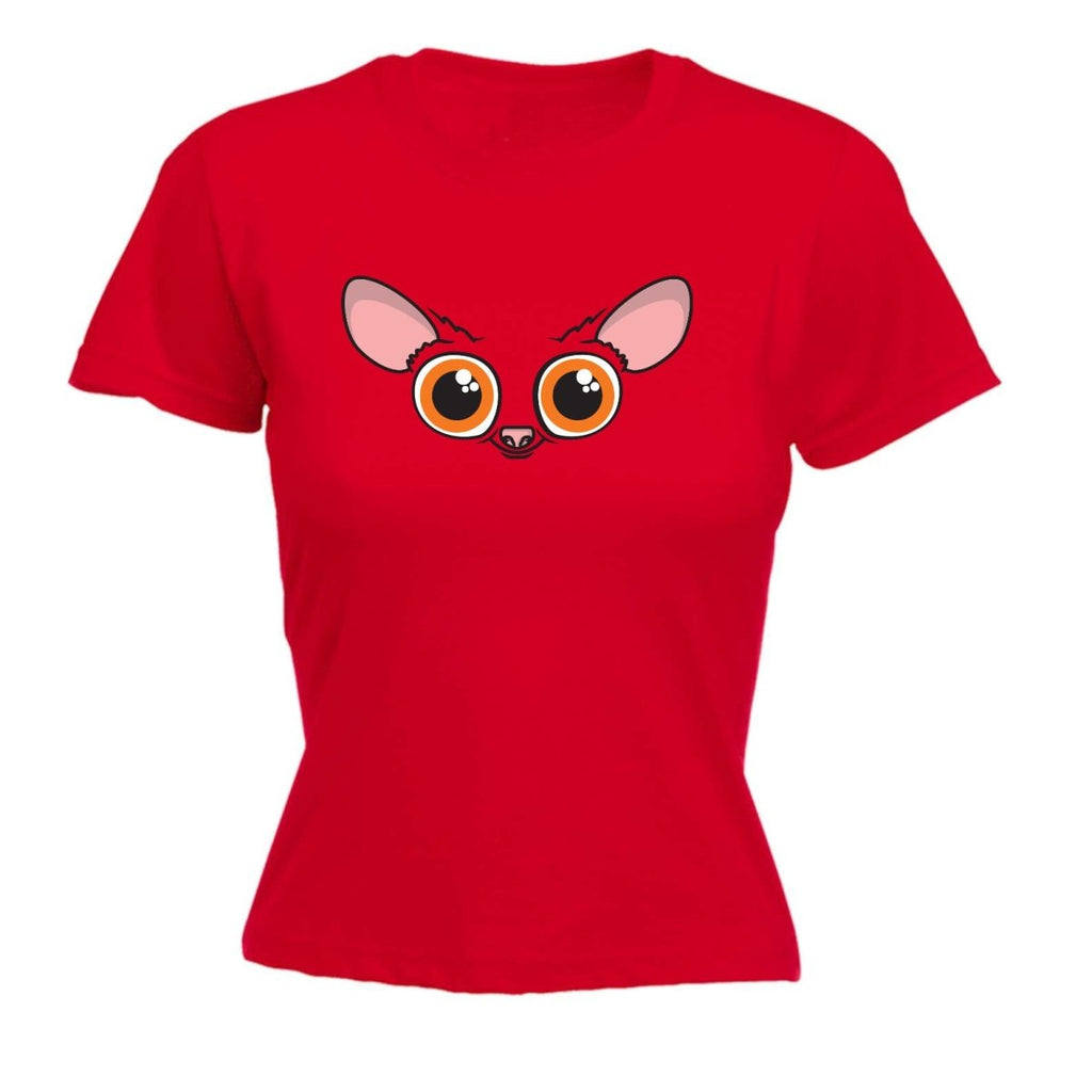 Bush Baby Animal Face Ani Mates - Funny Novelty Womens T-Shirt T Shirt Tshirt - 123t Australia | Funny T-Shirts Mugs Novelty Gifts