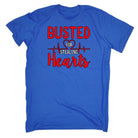 Busted For Stealing Hearts Valentines Day - Mens Funny T-Shirt Tshirts - 123t Australia | Funny T-Shirts Mugs Novelty Gifts
