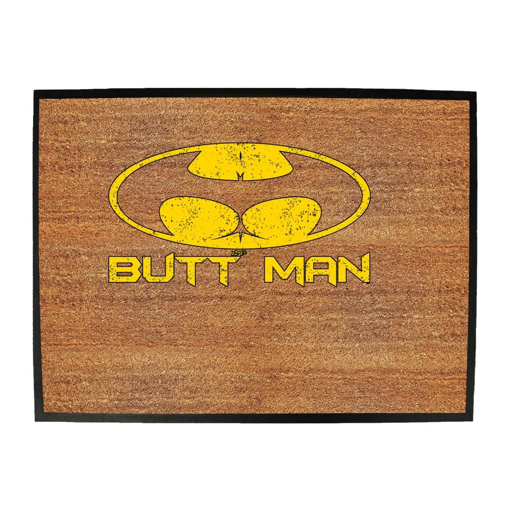 Butt Man - Funny Novelty Doormat Man Cave Floor mat - 123t Australia | Funny T-Shirts Mugs Novelty Gifts