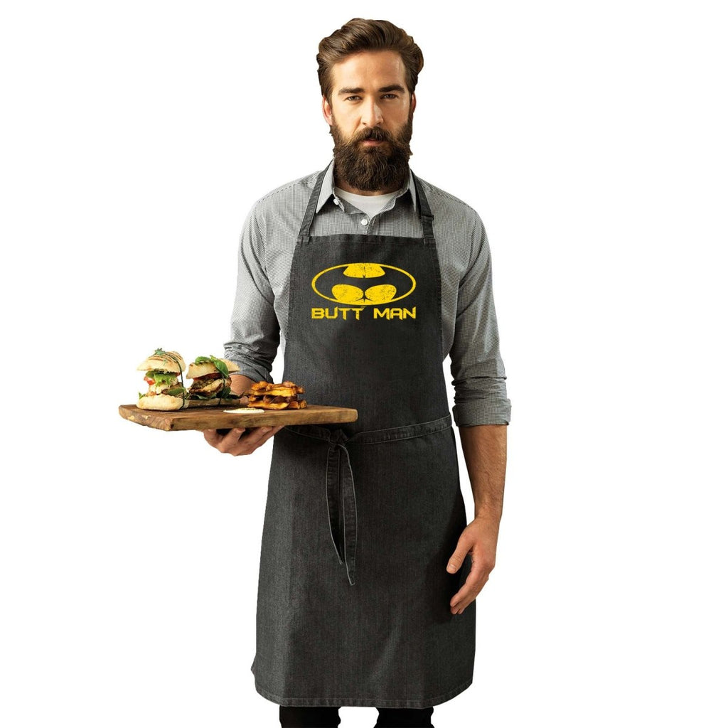 Butt Man - Funny Novelty Kitchen Adult Apron - 123t Australia | Funny T-Shirts Mugs Novelty Gifts