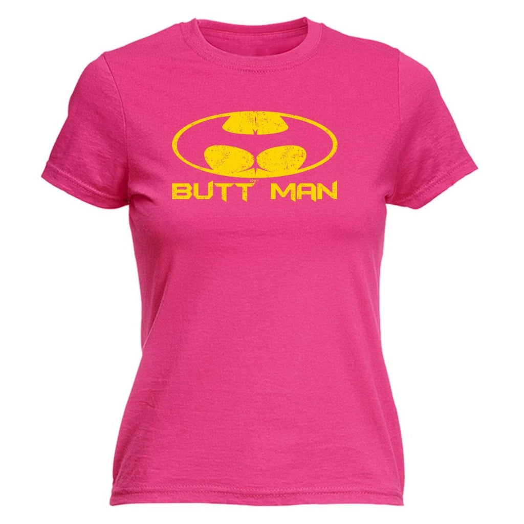 Butt Man - Funny Novelty Womens T-Shirt T Shirt Tshirt - 123t Australia | Funny T-Shirts Mugs Novelty Gifts
