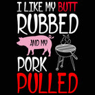 Butt Rubbed & My Pork Pulled Bbq Meat Grilling Bbq Grill - Mens Funny T-Shirt Tshirts - 123t Australia | Funny T-Shirts Mugs Novelty Gifts