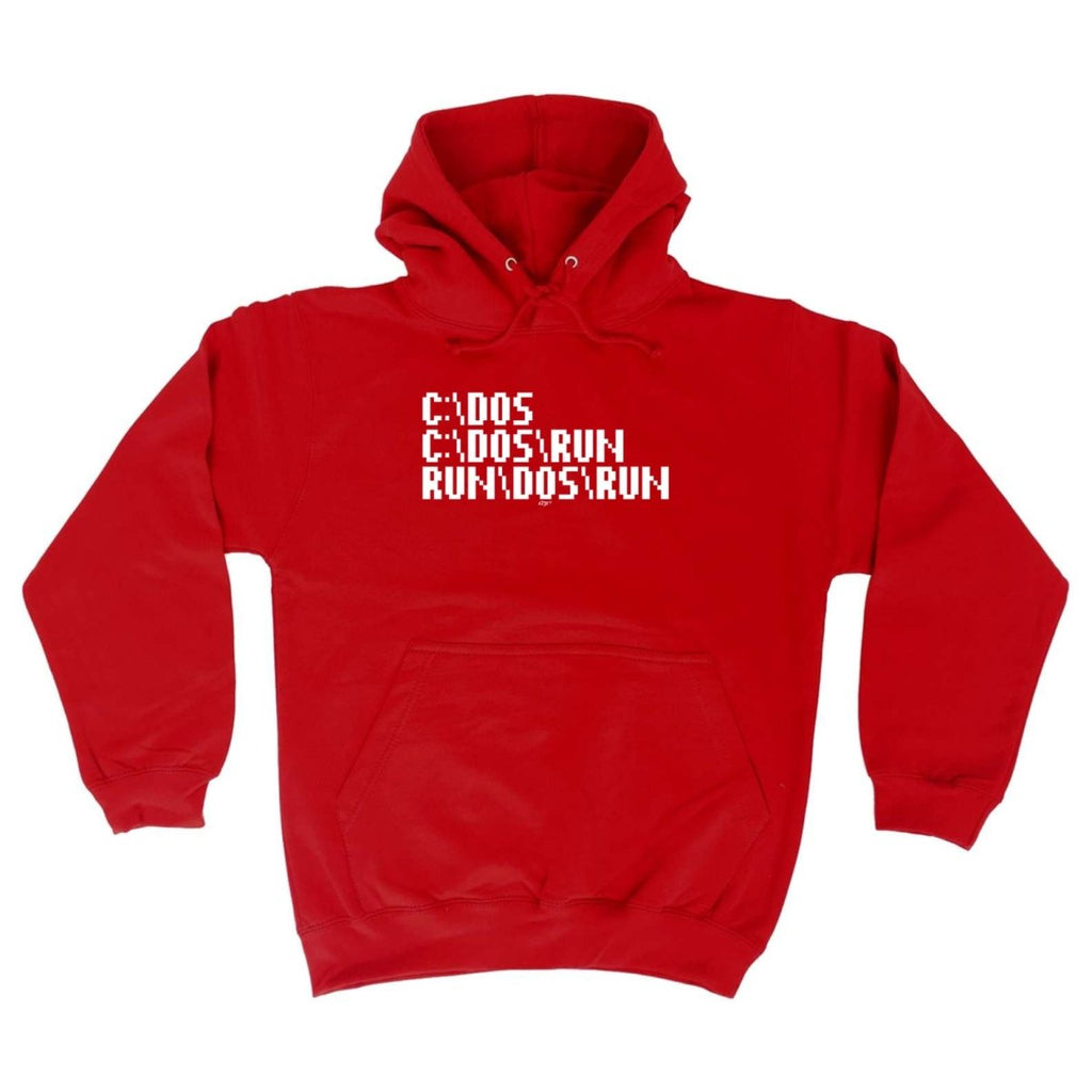 C Dos Run Computer - Funny Novelty Hoodies Hoodie - 123t Australia | Funny T-Shirts Mugs Novelty Gifts