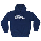 C Dos Run Computer - Funny Novelty Hoodies Hoodie - 123t Australia | Funny T-Shirts Mugs Novelty Gifts