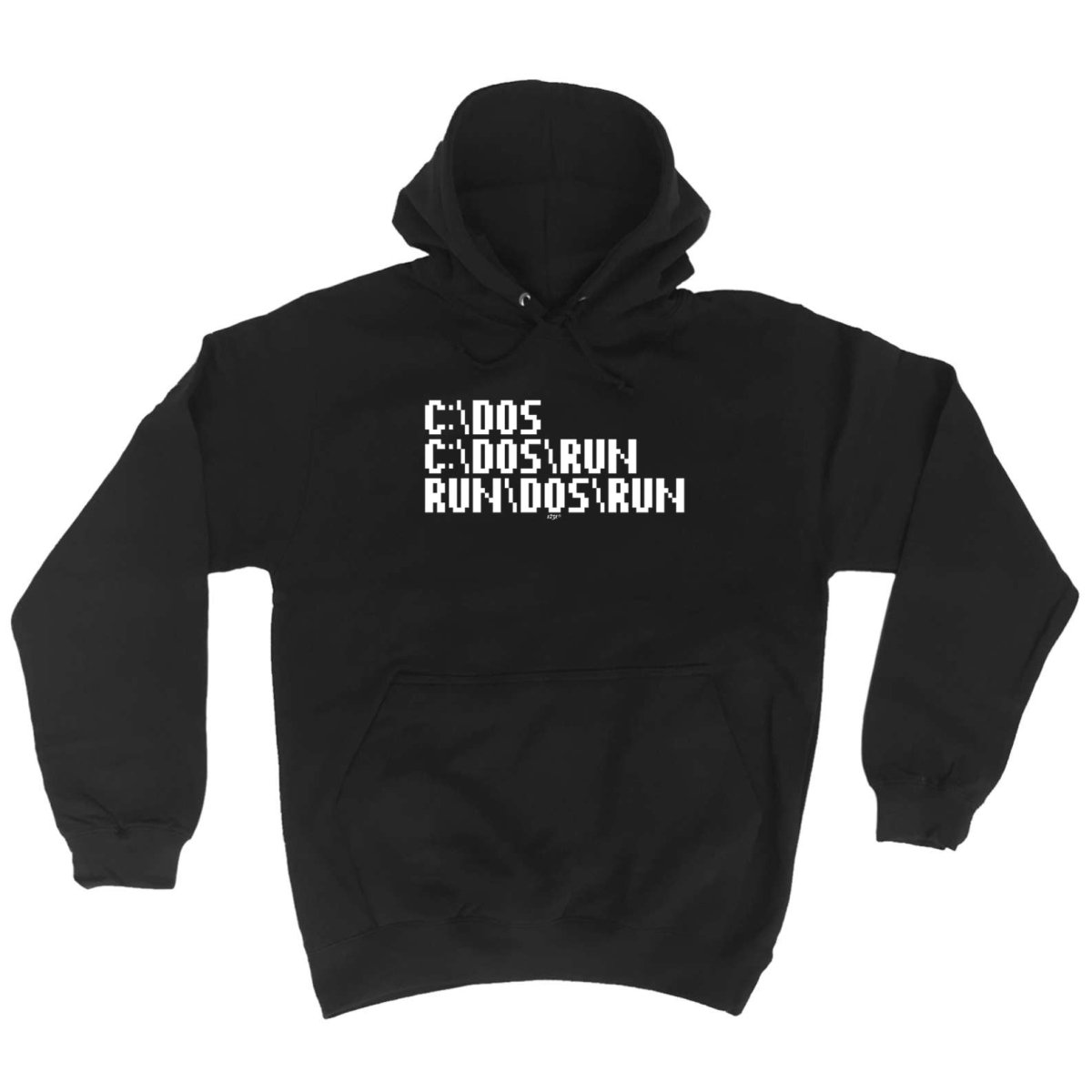 C Dos Run Computer - Funny Novelty Hoodies Hoodie - 123t Australia | Funny T-Shirts Mugs Novelty Gifts
