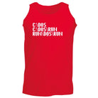 C Dos Run Computer - Funny Novelty Vest Singlet Unisex Tank Top - 123t Australia | Funny T-Shirts Mugs Novelty Gifts