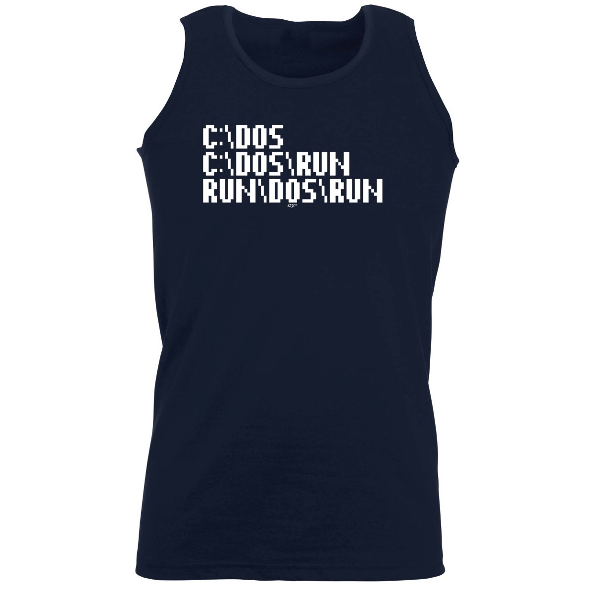 C Dos Run Computer - Funny Novelty Vest Singlet Unisex Tank Top - 123t Australia | Funny T-Shirts Mugs Novelty Gifts