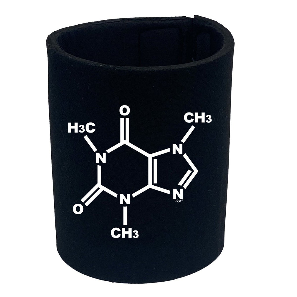 Caffeine Chemical - Funny Novelty Stubby Holder - 123t Australia | Funny T-Shirts Mugs Novelty Gifts