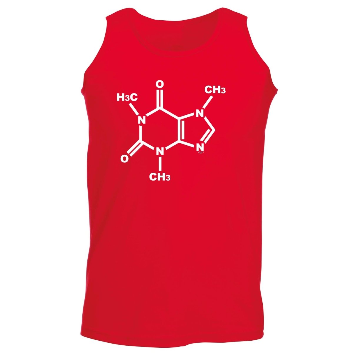 Caffeine Chemical - Funny Novelty Vest Singlet Unisex Tank Top - 123t Australia | Funny T-Shirts Mugs Novelty Gifts