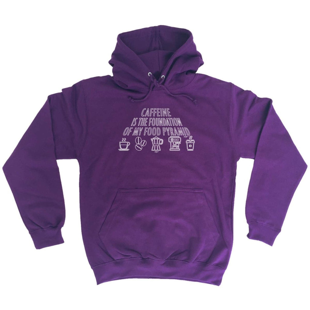 Caffeine Is The Foundation - Funny Novelty Hoodies Hoodie - 123t Australia | Funny T-Shirts Mugs Novelty Gifts