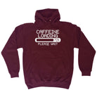 Caffeine Loading - Funny Novelty Hoodies Hoodie - 123t Australia | Funny T-Shirts Mugs Novelty Gifts