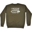 Caffeine Loading - Funny Novelty Sweatshirt - 123t Australia | Funny T-Shirts Mugs Novelty Gifts