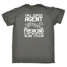 Call Center Agent Because Freaking - Mens Funny T-Shirt Tshirts - 123t Australia | Funny T-Shirts Mugs Novelty Gifts