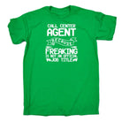 Call Center Agent Because Freaking - Mens Funny T-Shirt Tshirts - 123t Australia | Funny T-Shirts Mugs Novelty Gifts