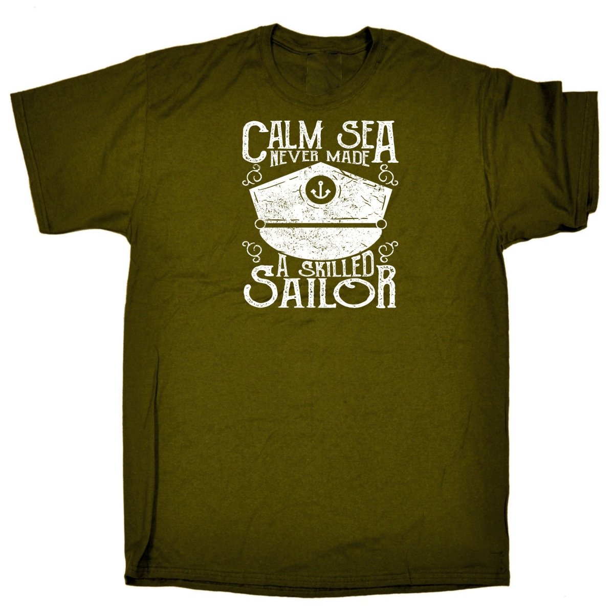 Calm Sea Skilled Sailor - Mens Funny T-Shirt Tshirts - 123t Australia | Funny T-Shirts Mugs Novelty Gifts