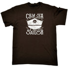 Calm Sea Skilled Sailor - Mens Funny T-Shirt Tshirts - 123t Australia | Funny T-Shirts Mugs Novelty Gifts