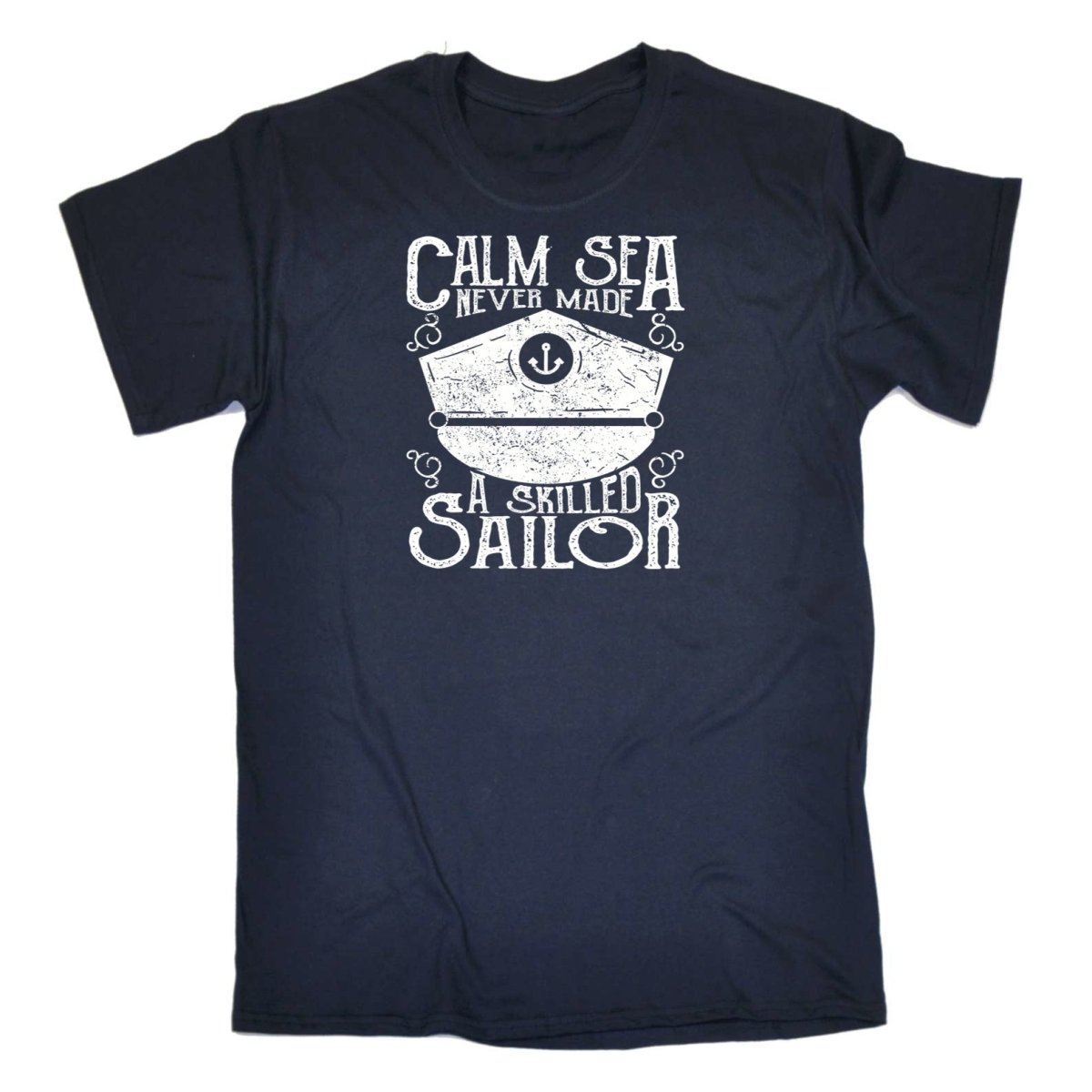 Calm Sea Skilled Sailor - Mens Funny T-Shirt Tshirts - 123t Australia | Funny T-Shirts Mugs Novelty Gifts