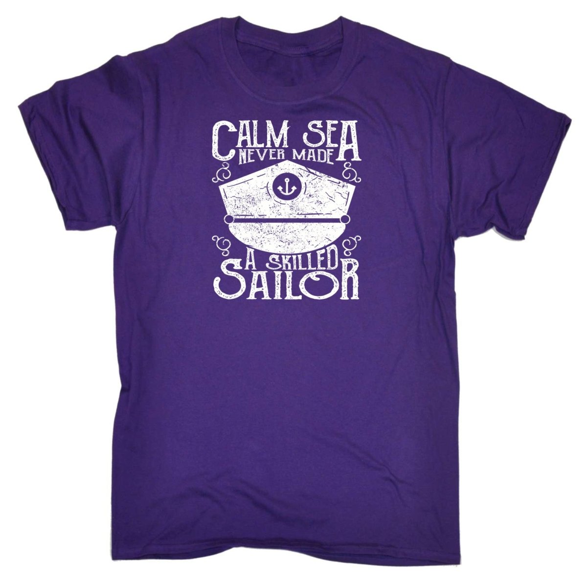 Calm Sea Skilled Sailor - Mens Funny T-Shirt Tshirts - 123t Australia | Funny T-Shirts Mugs Novelty Gifts