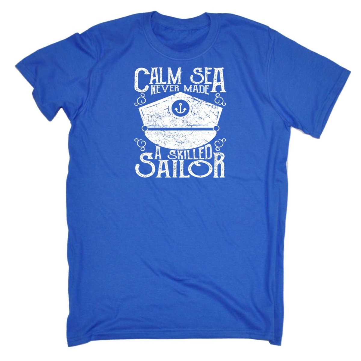 Calm Sea Skilled Sailor - Mens Funny T-Shirt Tshirts - 123t Australia | Funny T-Shirts Mugs Novelty Gifts
