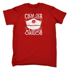 Calm Sea Skilled Sailor - Mens Funny T-Shirt Tshirts - 123t Australia | Funny T-Shirts Mugs Novelty Gifts