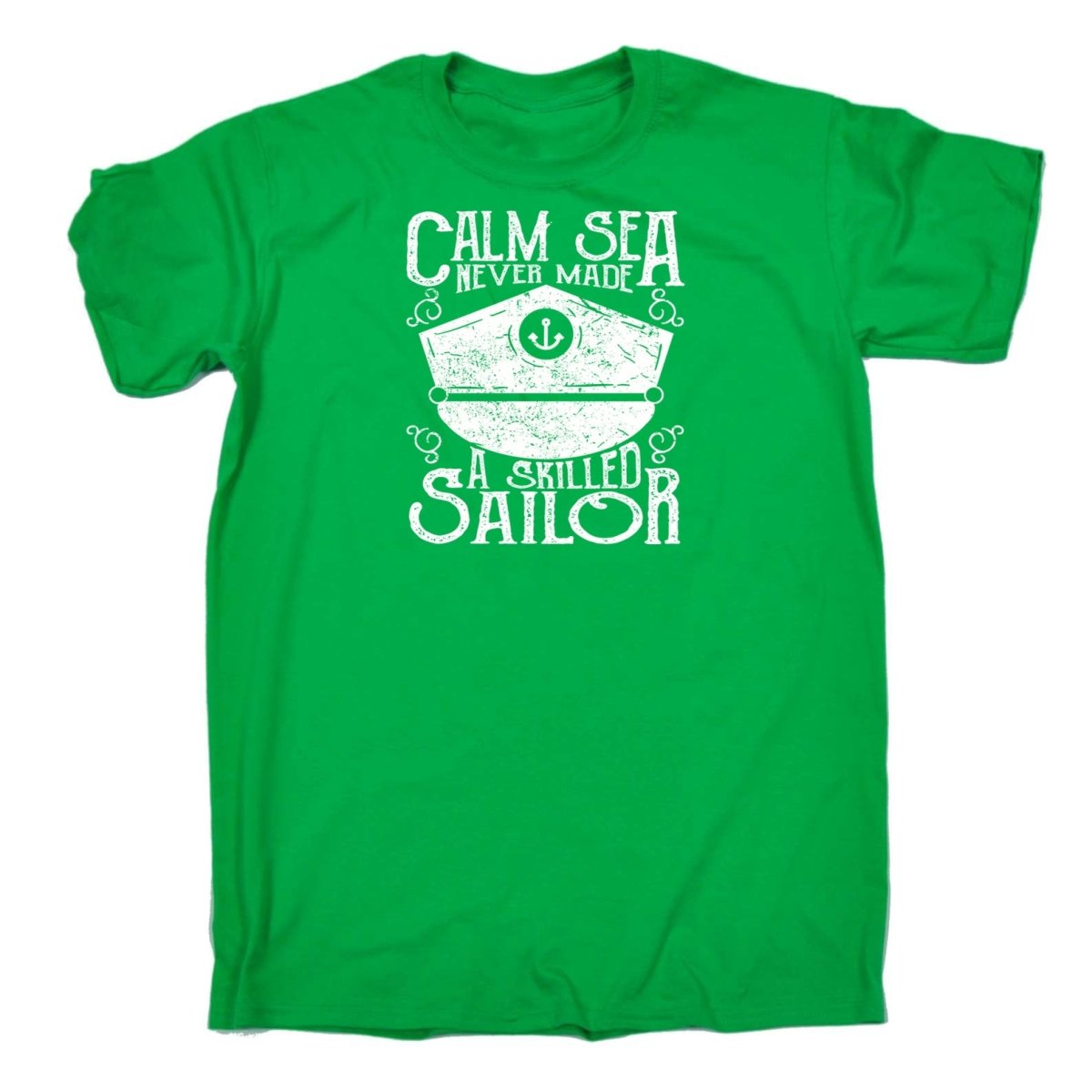 Calm Sea Skilled Sailor - Mens Funny T-Shirt Tshirts - 123t Australia | Funny T-Shirts Mugs Novelty Gifts