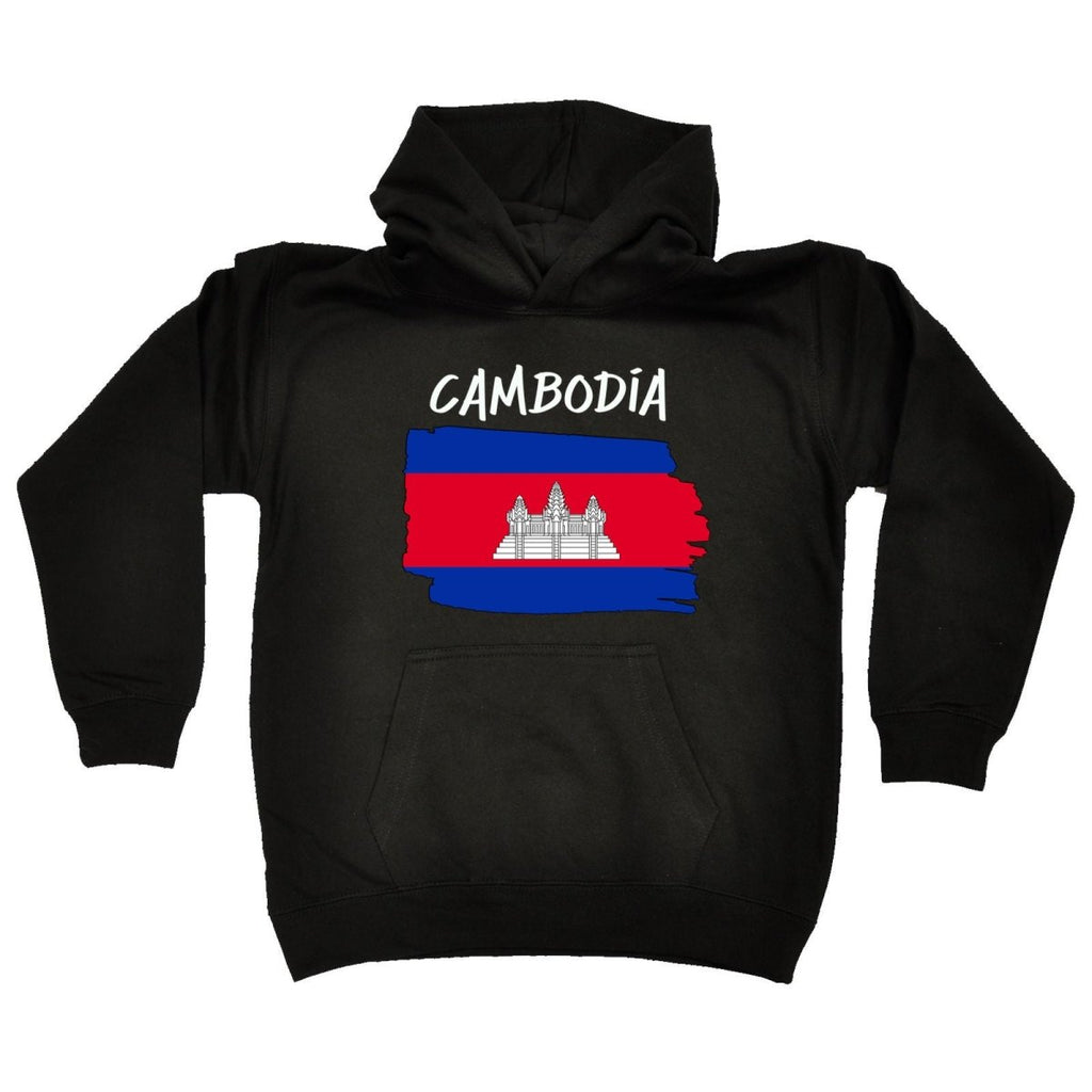 Cambodia Country Flag Nationality - Kids Children Hoodie - 123t Australia | Funny T-Shirts Mugs Novelty Gifts