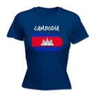 Cambodia Country Flag Nationality - Womens T-Shirt T Shirt Tshirt - 123t Australia | Funny T-Shirts Mugs Novelty Gifts