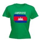 Cambodia Country Flag Nationality - Womens T-Shirt T Shirt Tshirt - 123t Australia | Funny T-Shirts Mugs Novelty Gifts
